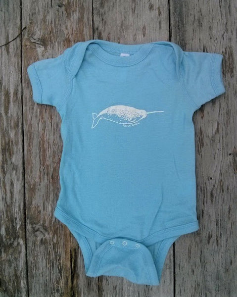 Narwhal Baby Onesie