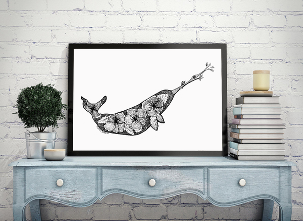 Floral Narwhal